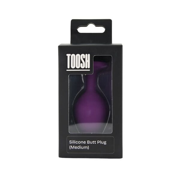 Toosh Purple Silicone Butt Plug Medium – image number 4