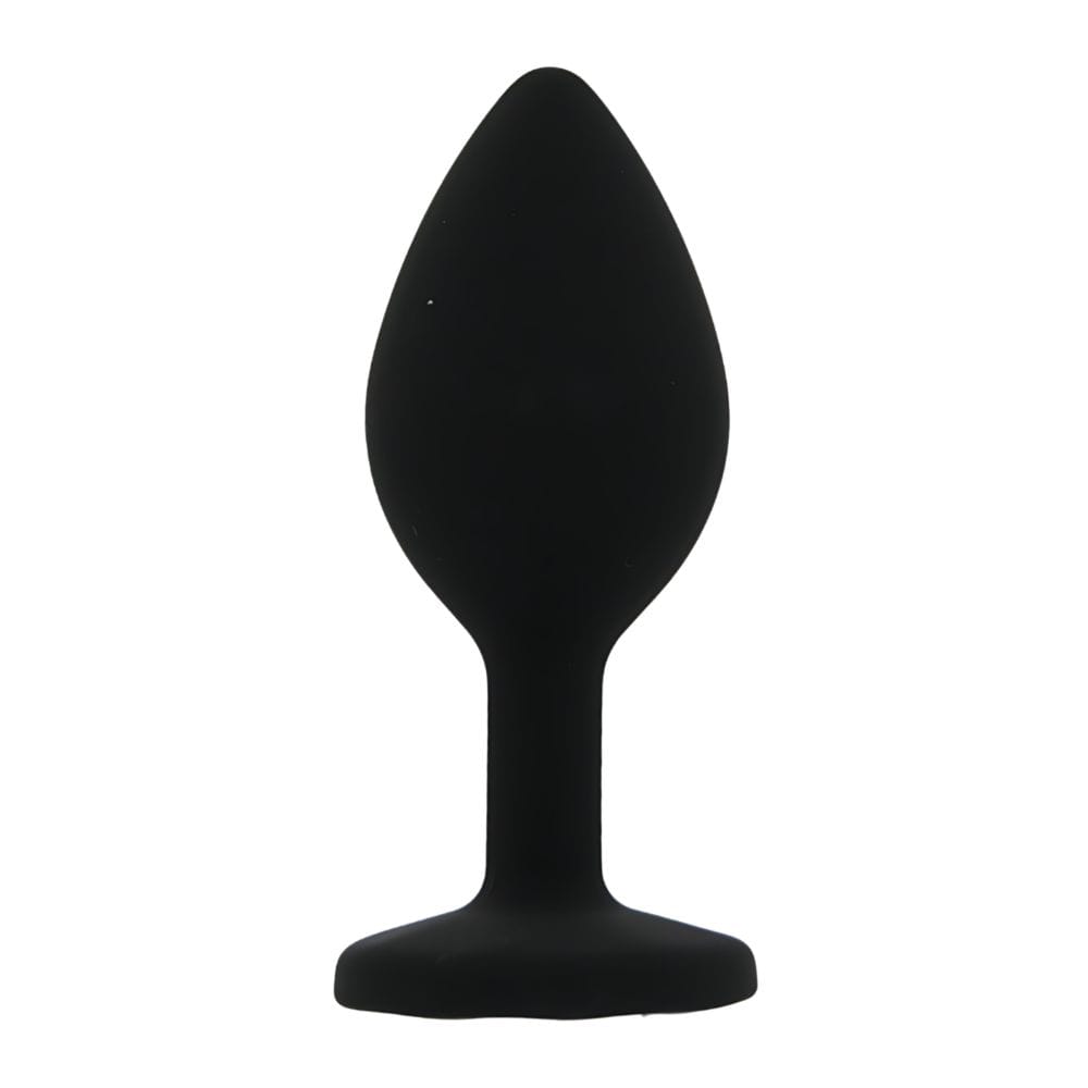 Toosh Jewelled Black Silicone Butt Plug Small 2.9 Inch – image number 2