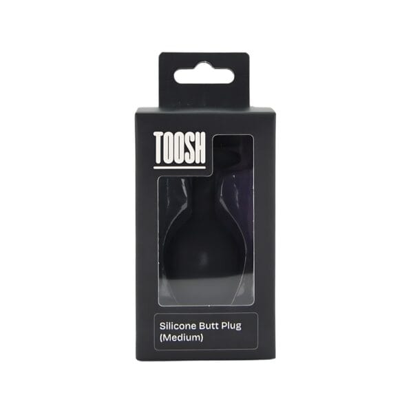 Toosh Black Silicone Medium Butt Plug – image number 4