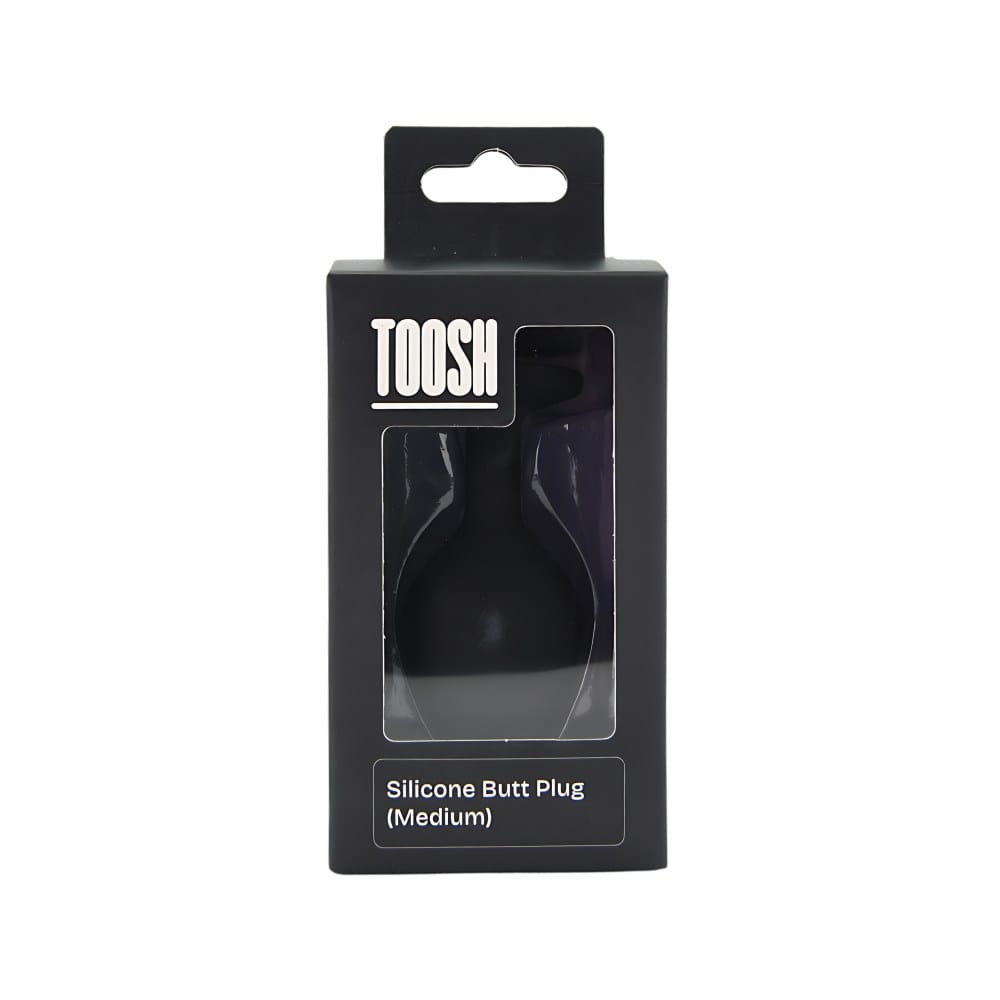 Toosh Black Silicone Medium Butt Plug – image number 4
