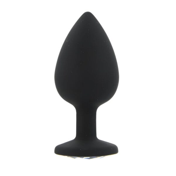 Toosh Black Silicone Butt Plug Large – image number 2
