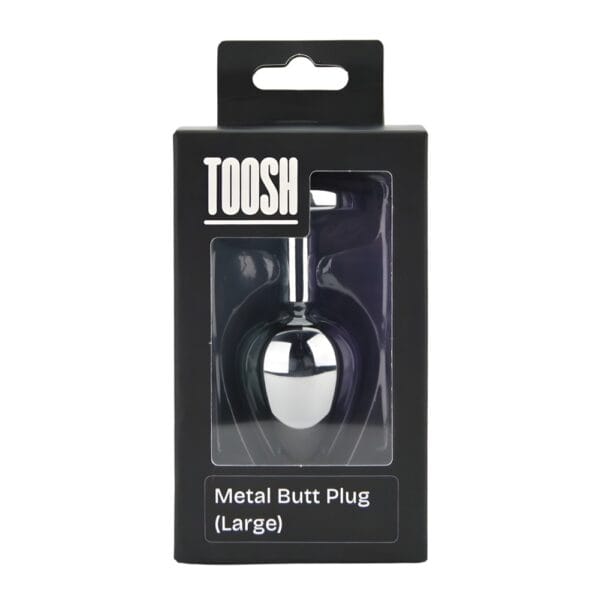 Toosh Large Pink Stone Metal Butt Plug – image number 5