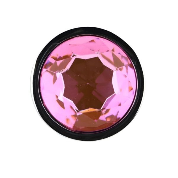 Toosh Large Pink Stone Metal Butt Plug – image number 4