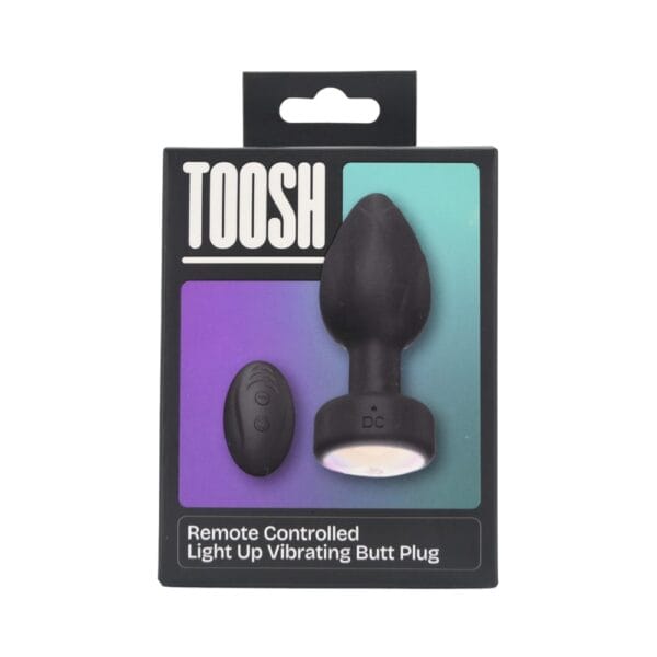 Toosh Remote Controlled Light Up Vibrating Butt Plug – image number 5