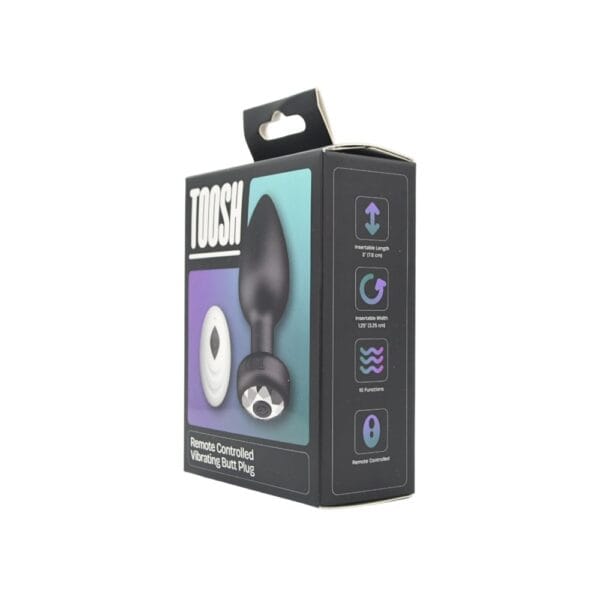 Toosh Remote Controlled Silicone Vibrating Butt Plug – image number 5