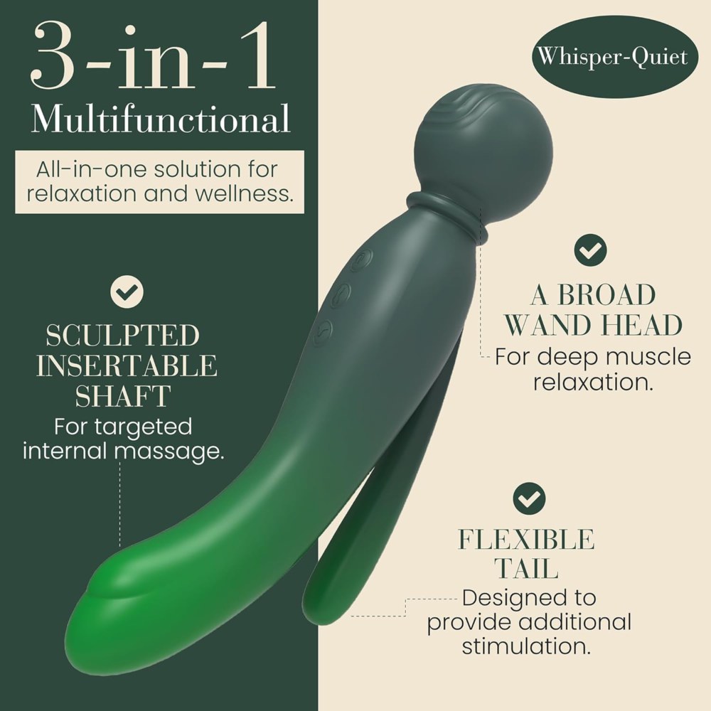 MYLO 3-In-1 Body Wand Massager Earth – image number 4