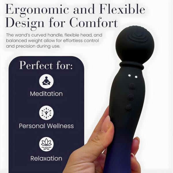 MYLO 3-In-1 Spirit Body Wand Massager Vibrator – image number 3