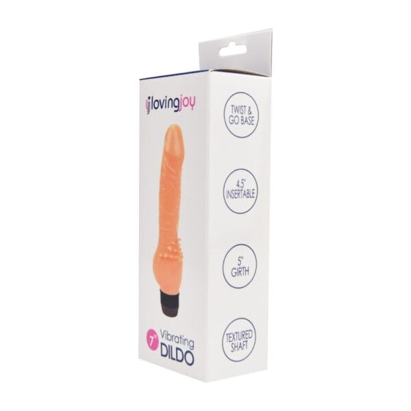 Loving Joy Bully Boy Flesh Realistic Multi-Speed Vibrator – image number 4
