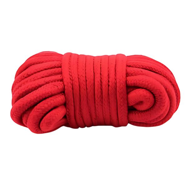 Loving Joy Soft Cotton Bondage Rope Red 10m – image number 1