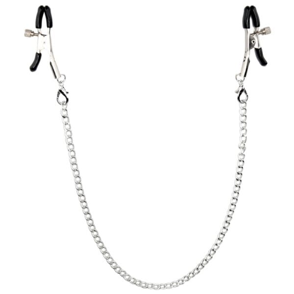 Bound to Please Adjustable Nipple Clamps with Chain – image number 1