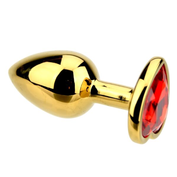 Precious Metals Heart Shaped Gold Butt Plug – image number 1