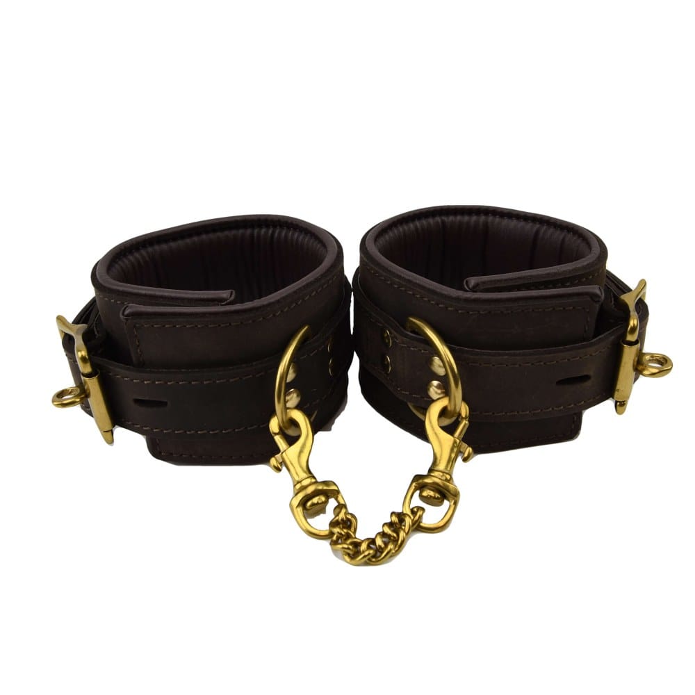 Bound Nubuck Leather Ankle Restraints – image number 2