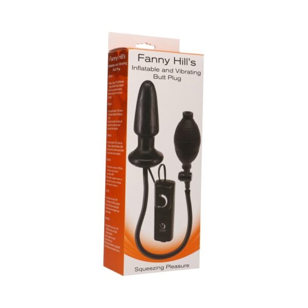 Seven Creations Inflatable Vibrating Butt Plug Black – image number 2
