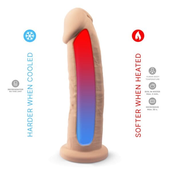 SilexD 9 Inch Realistic Girthy Silicone Suction Cup Dildo – image number 3