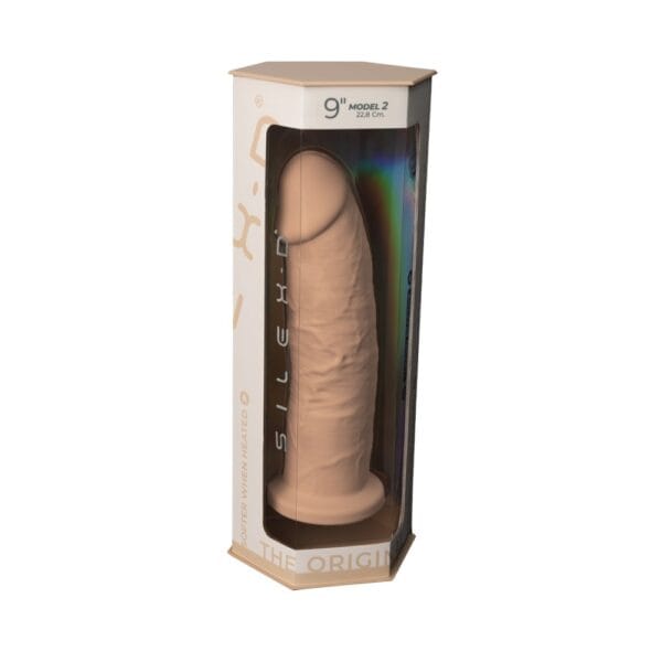 SilexD 9 Inch Realistic Girthy Silicone Suction Cup Dildo – image number 4