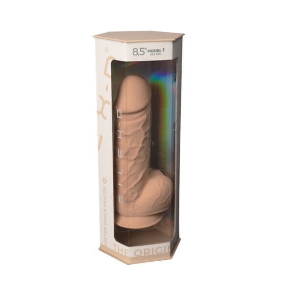 SilexD Realistic Silicone Suction Cup Dildo with Balls 8.5 Inch – image number 5