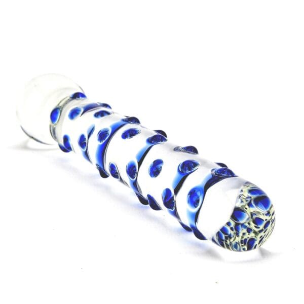 Spectrum Nubby Textured Glass Dildo – image number 3