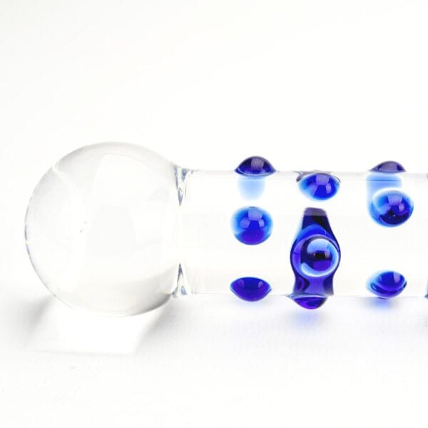 Spectrum Nubby Textured Glass Dildo – image number 4