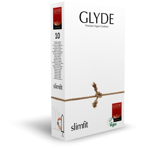 Glyde Ultra Slimfit Vegan Condoms 10 Pack – image number 1
