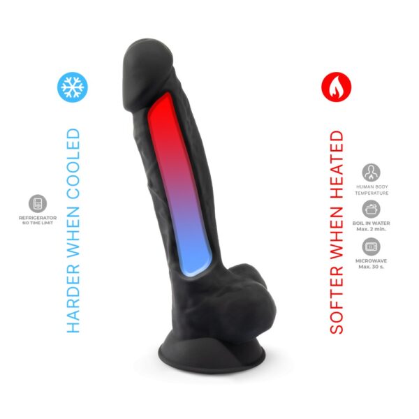 SilexD 7 Inch Realistic Silicone Suction Cup Dildo with Balls – image number 4