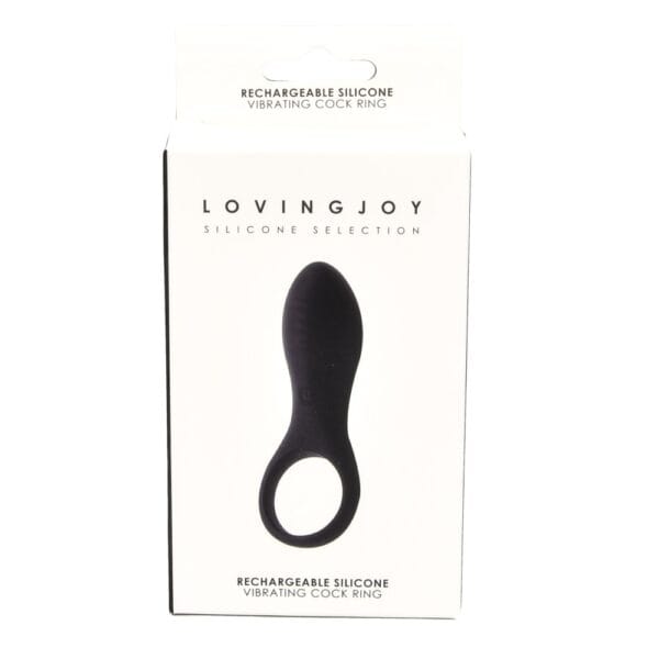 Loving Joy Rechargeable Silicone Vibrating Cock Ring – image number 4