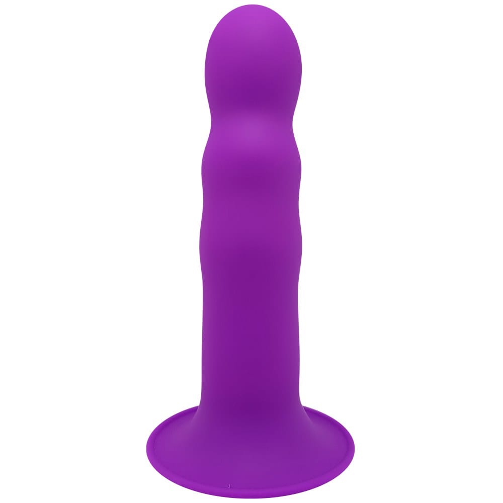 Adrien Lastic Ribbed Suction Cup Silicone Dildo 7 Inch – image number 1