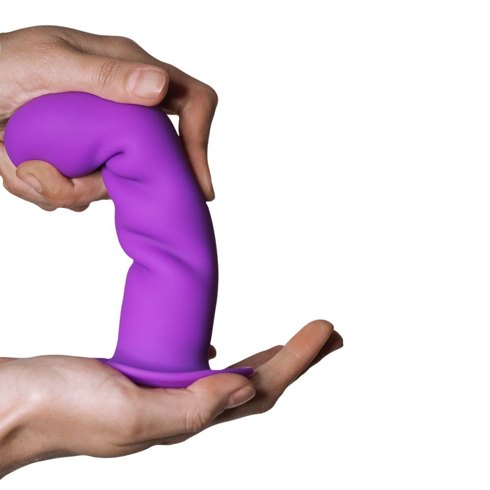 Adrien Lastic Ribbed Suction Cup Silicone Dildo 7 Inch – image number 3