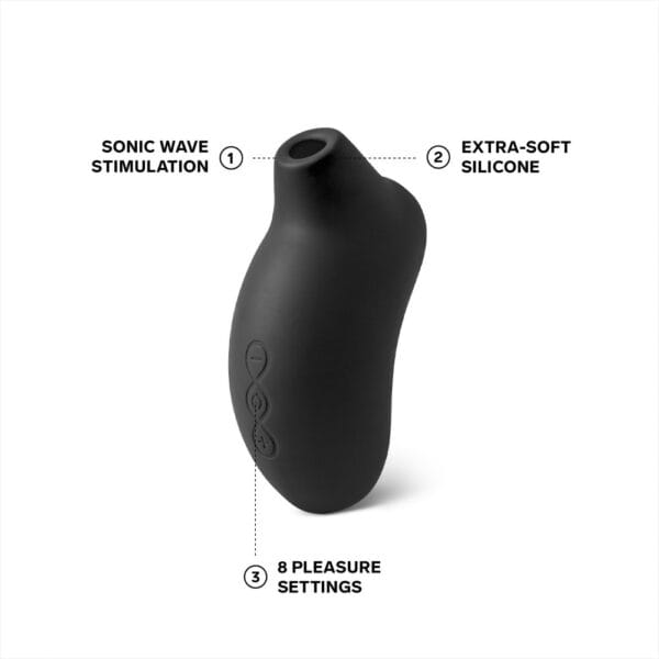 LELO SONA Black Sonic Clitoral Massager – image number 4