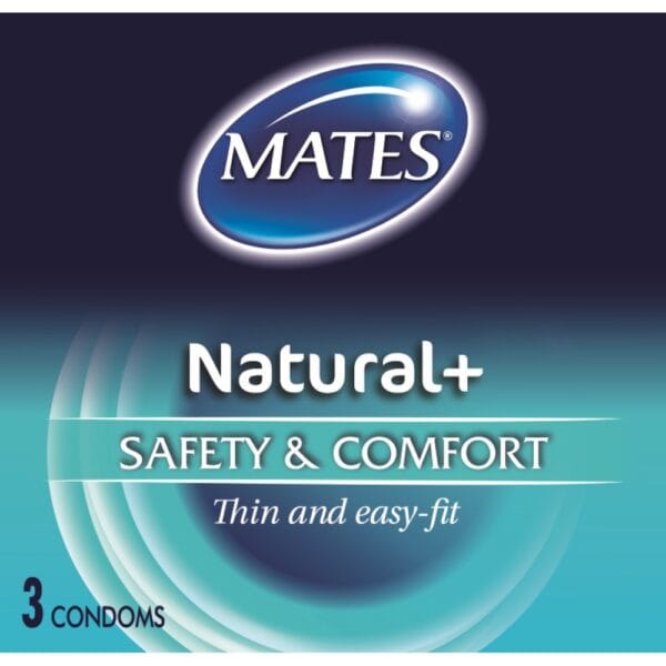 Mates Natural Condoms 3 Pack – image number 1