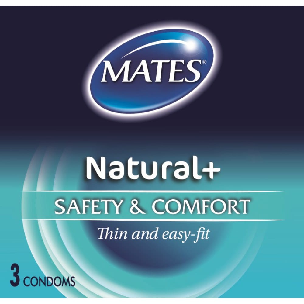 Mates Natural Condoms 3 Pack – image number 1