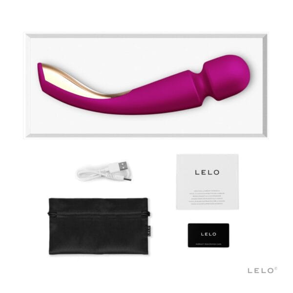 LELO Smart Wand 2 Large Pink Massage Wand Vibrator – image number 2