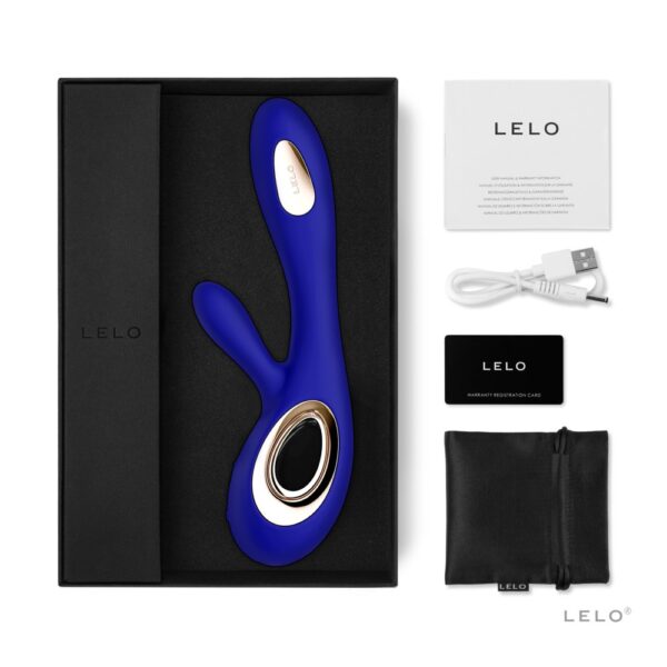 LELO Soraya Wave Midnight Blue Rabbit Vibrator – image number 5