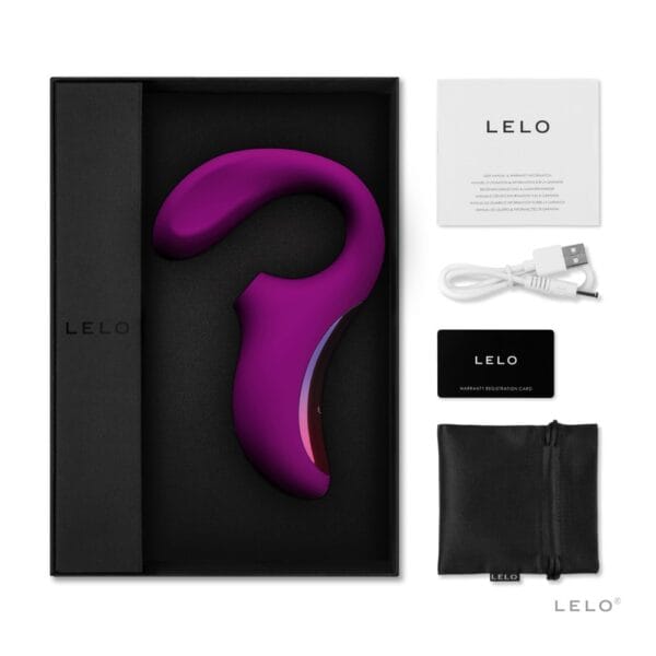 LELO Enigma Dual Stimulation Sonic Massager Deep Rose – image number 3