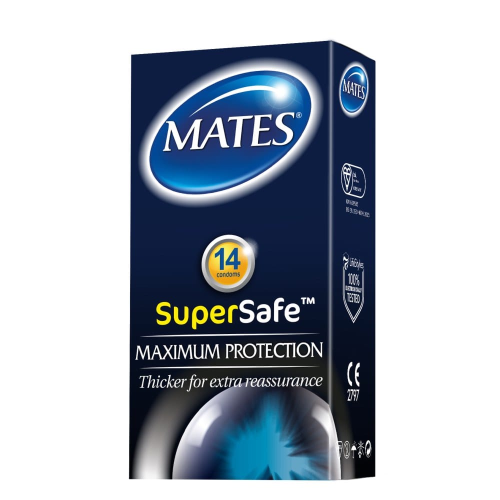 Mates Super Safe Condoms 14 Pack – image number 1