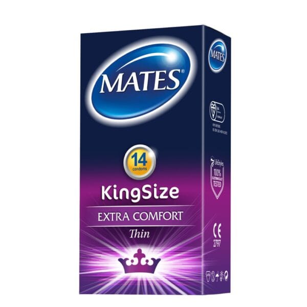 Mates King Size Condoms 14 Pack – image number 1