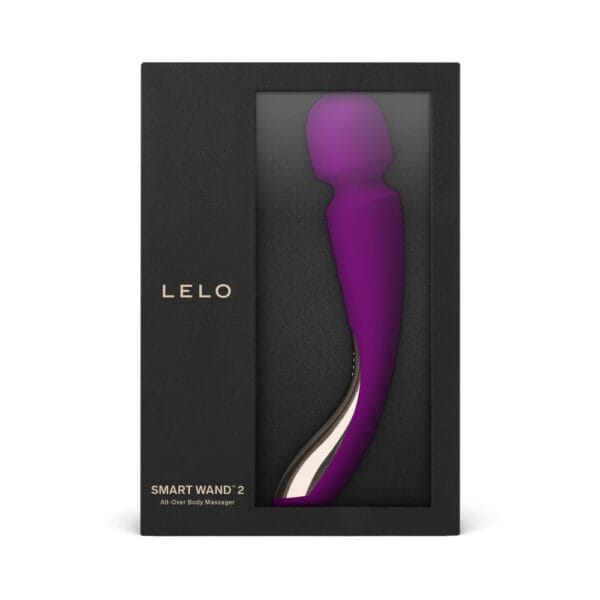LELO Smart Wand 2 Medium Deep Rose Massage Wand Vibrator – image number 4