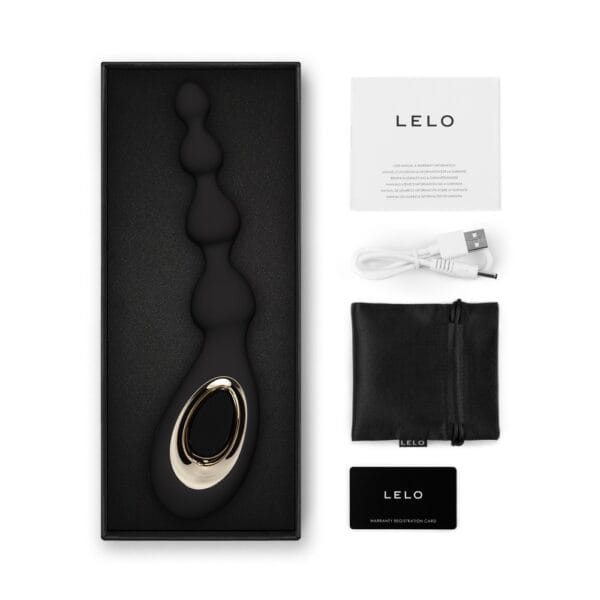LELO Soraya Black Vibrating Anal Beads – image number 3