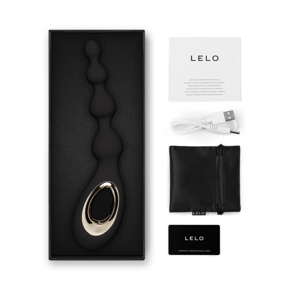 LELO Soraya Black Vibrating Anal Beads – image number 3