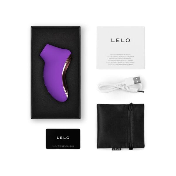 LELO Sona 2 Travel Purple Clitoral Massager – image number 3