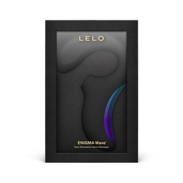 LELO Enigma Wave Black Dual Stimulation Sonic Massager – image number 3