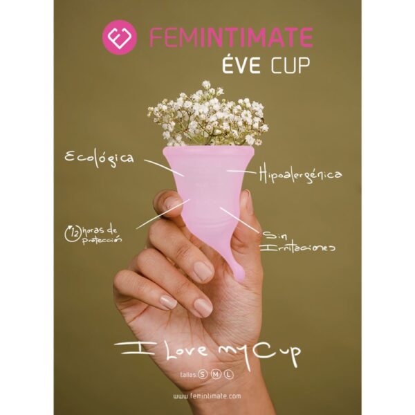 Femintimate Eve Small Curved Stem Menstrual Cup – image number 2
