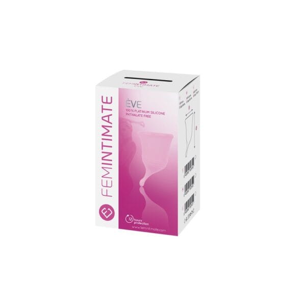 Femintimate Eve Menstrual Cup with Curved Stem Medium – image number 2