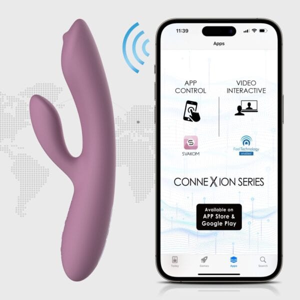 Svakom Trysta Neo App Controlled G-Spot Rabbit Vibrator – image number 4