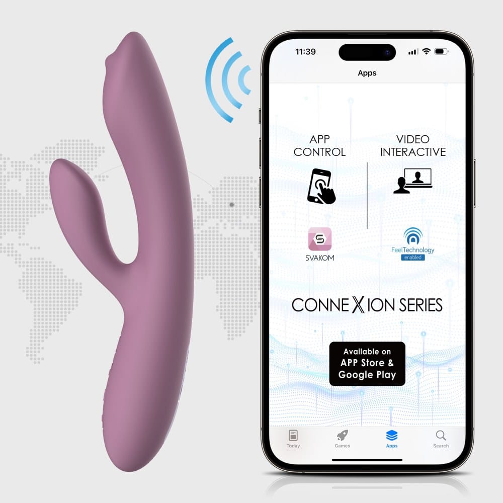 Svakom Trysta Neo App Controlled G-Spot Rabbit Vibrator – image number 4