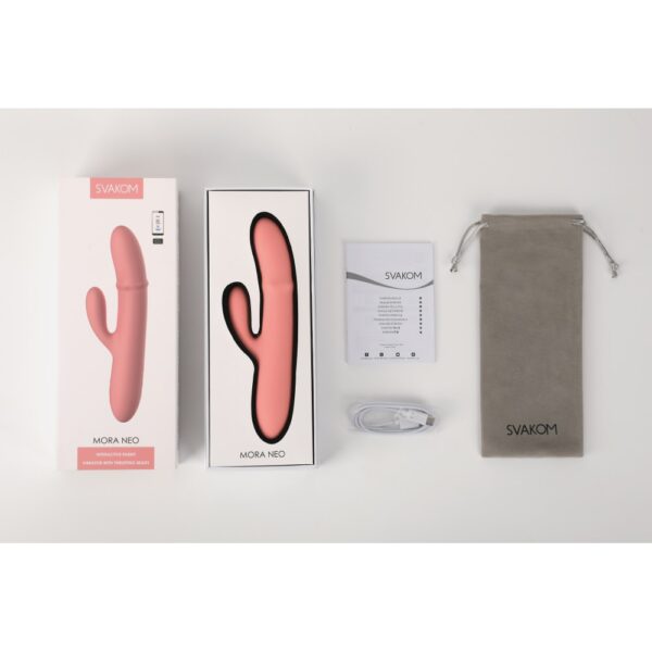 Svakom Mora Neo App Controlled Rabbit Vibrator with Thrusting Beads – image number 7