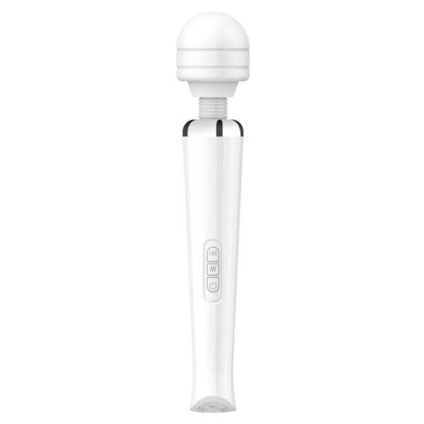 Loving Joy Rechargeable Magic Wand Vibrator White – image number 1