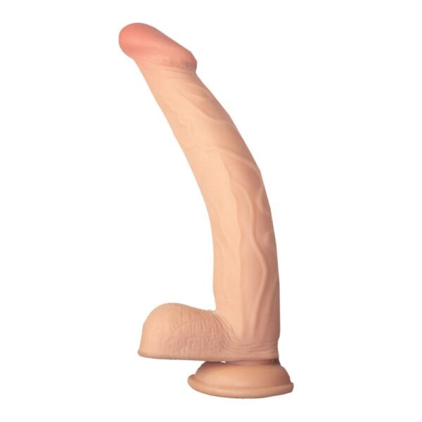 Nasstoys RealCocks Bendable Suction Cup Dildo 10 Inch Vanilla – image number 3
