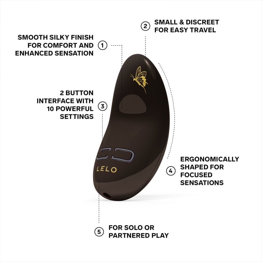 LELO Nea 3 Black Clitoral Massager Vibrator – image number 4