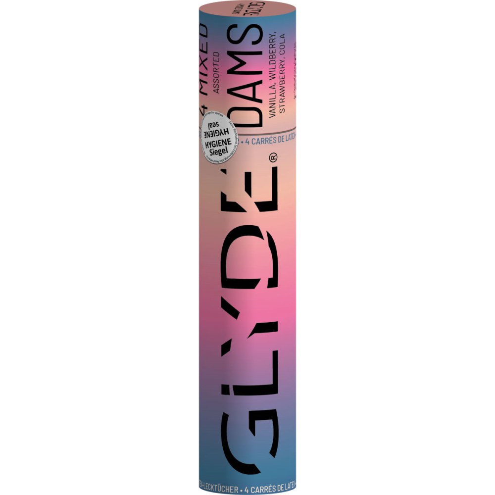 Glyde Mixed Flavour Vegan Dams 4 Pack – image number 1