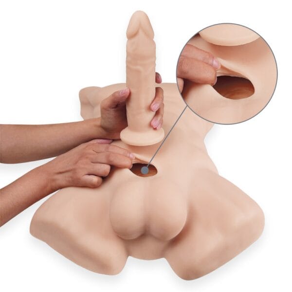 SilexD Apollo Male Pleasure Doll with Interchangeable Dildo – image number 3